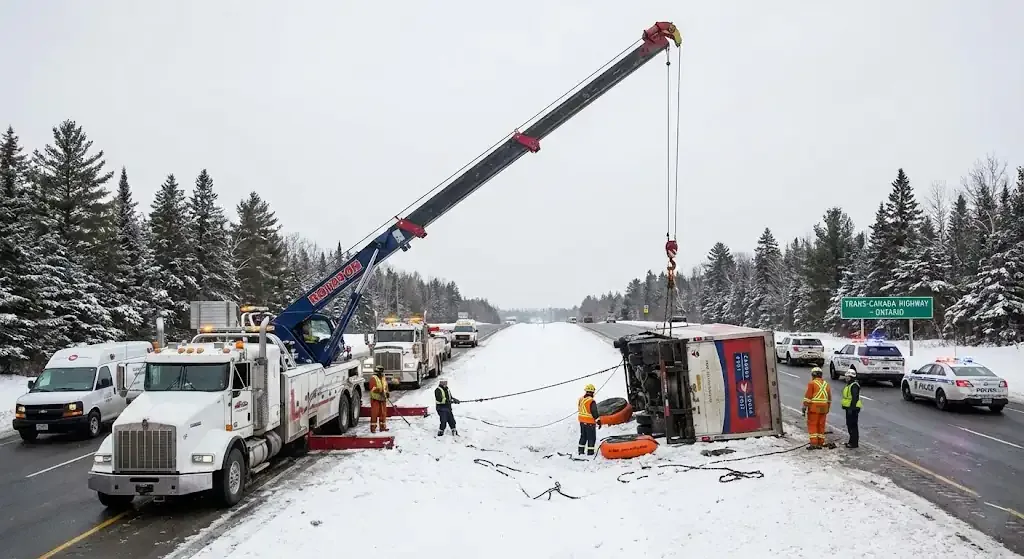 Surrey heavy equipment towing service