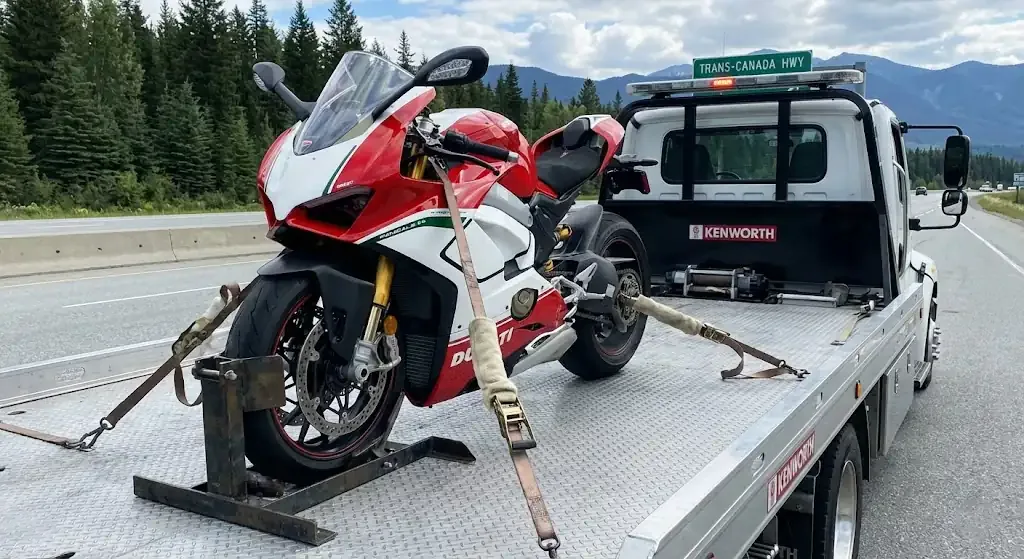Surrey motorcycle tow truck service