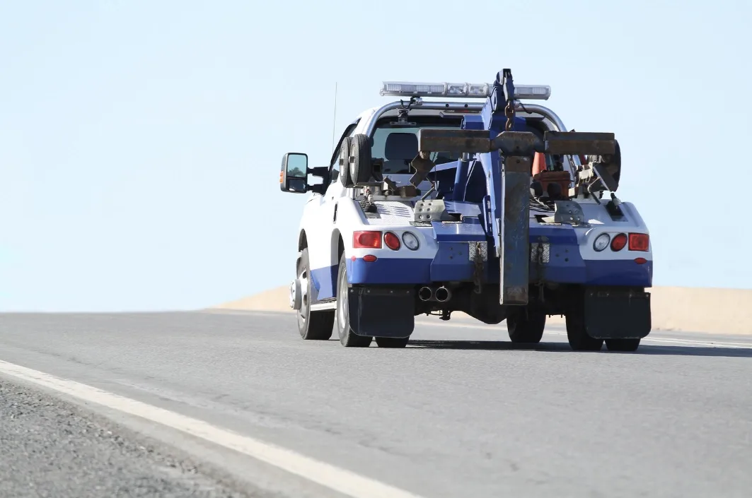 Surrey wrecker tow truck on the roadside